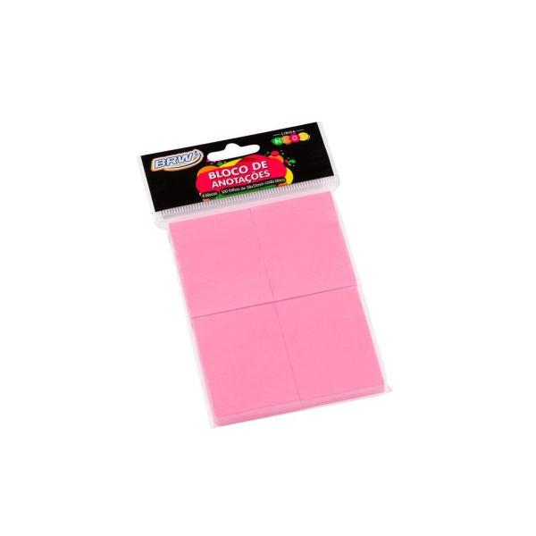 Imagem de Bloco Adesivo BRW Smart Notes Neon 38X51mm 100fls 04 Blocos