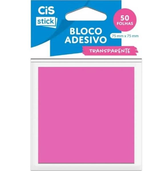 Imagem de Bloco Adesivo Transparente ST0110 CIS com 50 folhas