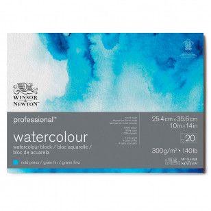 Imagem de Bloco Aquarela Winsor & Newton 300g/m² 26x36cm 100% Algodão