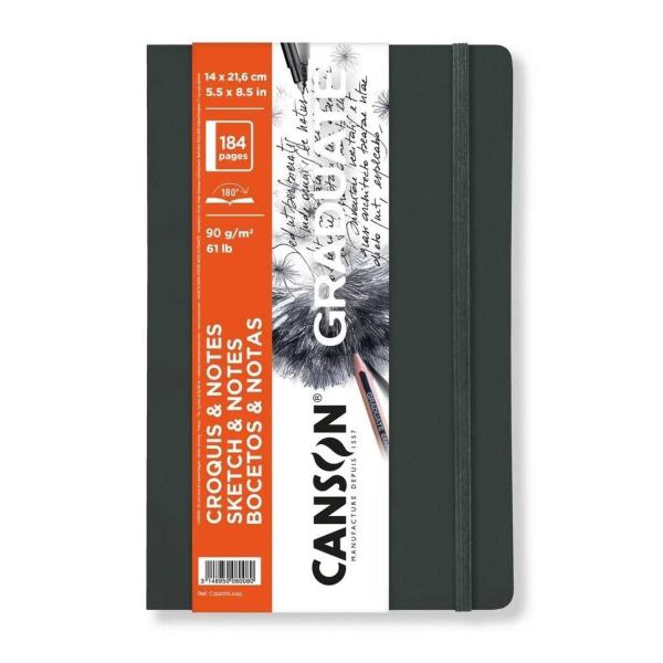 Imagem de Bloco Canson Graduate - Sketch & Notes - 92F - 90g