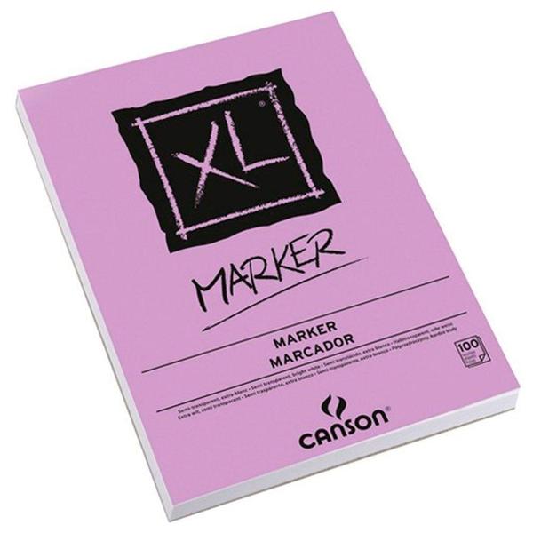 Imagem de Bloco Canson XL Marker 70g/m² A4 21 x 29,7 cm com 100 Folhas  200297236