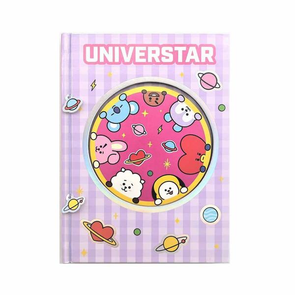 Imagem de Bloco de anotações capa dura modelo bt21 universtar 80 folhas