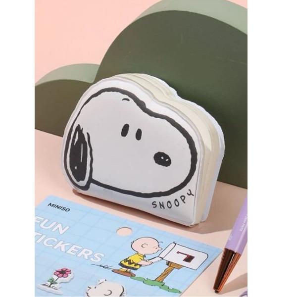 Imagem de Bloco de anotações coleção snoopy miniso 12 x 9 cm 64 folhas