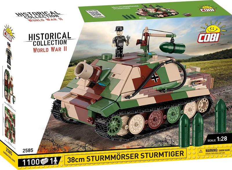 Bloco de construção: coleção histórica COBI, segunda guerra mundial, Sturmmorser Sturmtiger 38 Imagem de Bloco de construção: coleção histórica COBI, segunda guerra mundial, Sturmmorser Sturmtiger 38