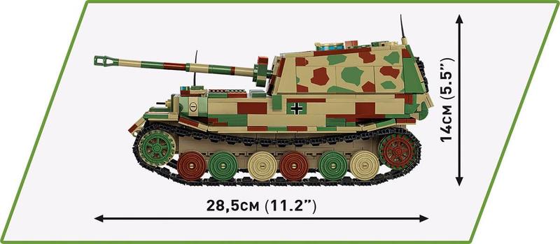 Bloco de construção: coleção histórica COBI, tanque de elefante Panzerjager Tiger (P) da Segunda Guerra Mundial Imagem de Bloco de construção: coleção histórica COBI, tanque de elefante Panzerjager Tiger (P) da Segunda Guerra Mundial
