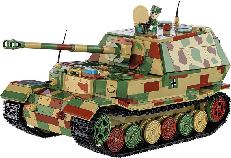 Bloco de construção: coleção histórica COBI, tanque de elefante Panzerjager Tiger (P) da Segunda Guerra Mundial Imagem de Bloco de construção: coleção histórica COBI, tanque de elefante Panzerjager Tiger (P) da Segunda Guerra Mundial