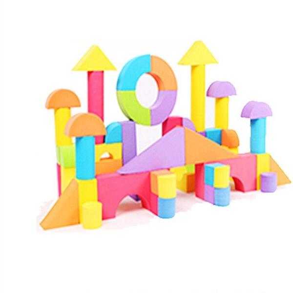 Imagem de Bloco de construção Toy Wokex Baby Intelligence Safe Foam Brick