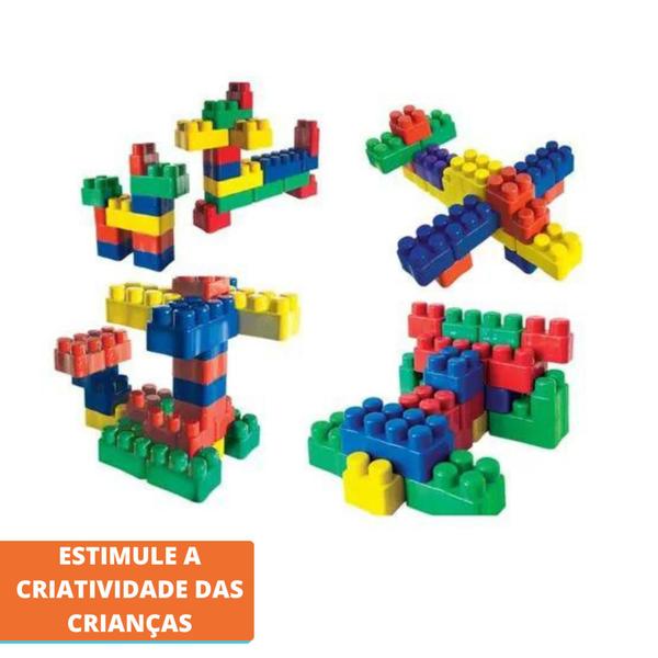 Imagem de Bloco de montar brinquedo educativo para crianças 32 peças