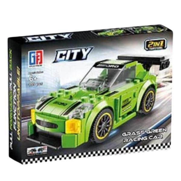 Imagem de Bloco De Montar Brinquedo Racing City 199 Pç 2Em1 Car Mod:6