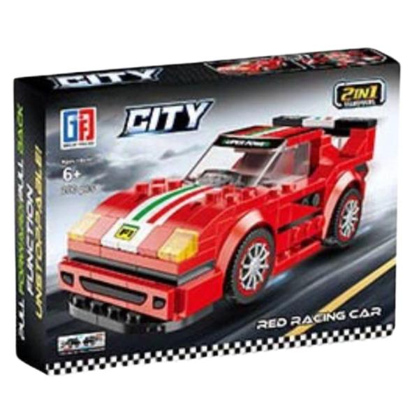 Imagem de Bloco De Montar Brinquedo Racing City 200Pç 2Em1 Car Mod:8