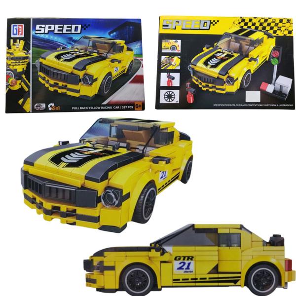 Imagem de Bloco De Montar Brinquedo Speed Racing 2em1 Carro G Model:1