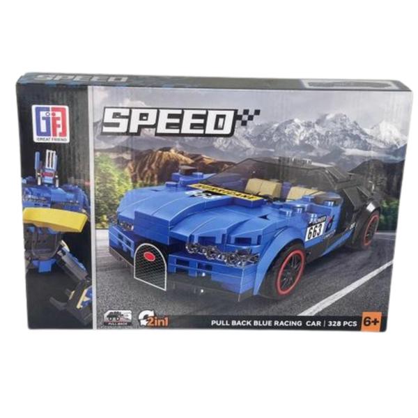 Imagem de Bloco De Montar Brinquedo Speed Racing 2em1 Carro G Modelo:3