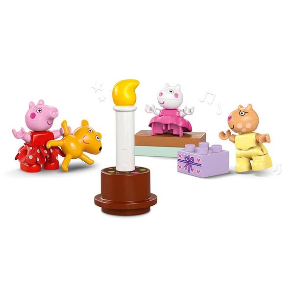 Bloco de Montar - Duplo - Casa de Aniversario da Peppa Pig - 59 peças - LEGO Imagem de Bloco de Montar - Duplo - Casa de Aniversario da Peppa Pig - 59 peças - LEGO