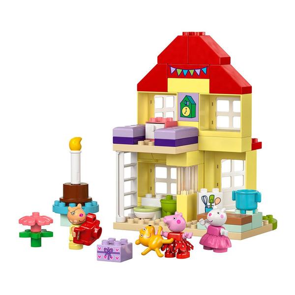 Bloco de Montar - Duplo - Casa de Aniversario da Peppa Pig - 59 peças - LEGO Imagem de Bloco de Montar - Duplo - Casa de Aniversario da Peppa Pig - 59 peças - LEGO