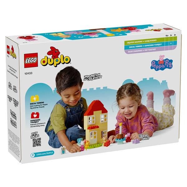 Bloco de Montar - Duplo - Casa de Aniversario da Peppa Pig - 59 peças - LEGO Imagem de Bloco de Montar - Duplo - Casa de Aniversario da Peppa Pig - 59 peças - LEGO