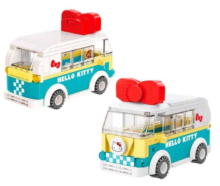 Imagem de Bloco De Montar Hello Kitty e Amigos - Coleção Carros Keeppley