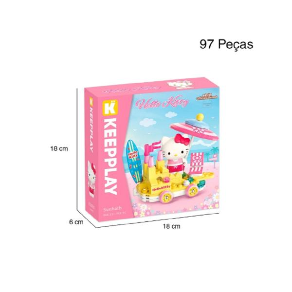 Imagem de Bloco de montar keeppley hello kitty e amigos k2083