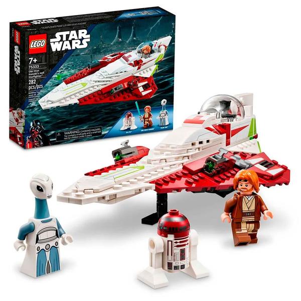 Bloco de Montar LEGO 282 Peças Star Wars Tm Caca Estelar Jedi de Obi-Wan Kenobi Imagem de Bloco de Montar LEGO 282 Peças Star Wars Tm Caca Estelar Jedi de Obi-Wan Kenobi