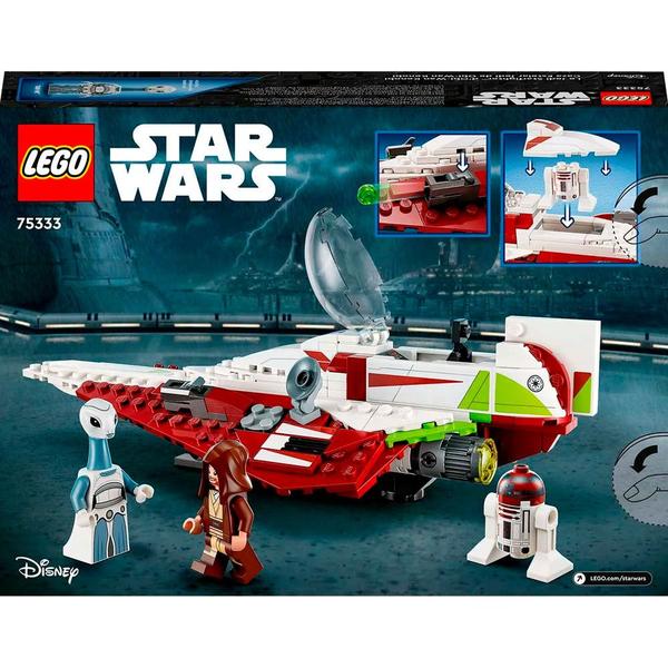 Bloco de Montar LEGO 282 Peças Star Wars Tm Caca Estelar Jedi de Obi-Wan Kenobi Imagem de Bloco de Montar LEGO 282 Peças Star Wars Tm Caca Estelar Jedi de Obi-Wan Kenobi