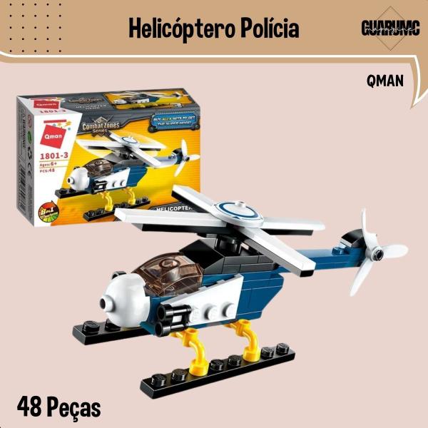 Imagem de Bloco de montar Set Combat Zones Series Militar - 8 caixas montam 1 Qman 1803-QM000083