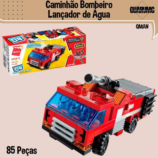 Imagem de Bloco de montar Set The Legend of Chariot Bombeiro 06 cx montam 1 Qman 1416-QM000111