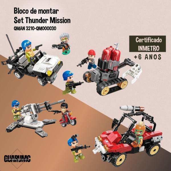 Imagem de Bloco de montar Set Thunder Mission Qman 3210-QM000030