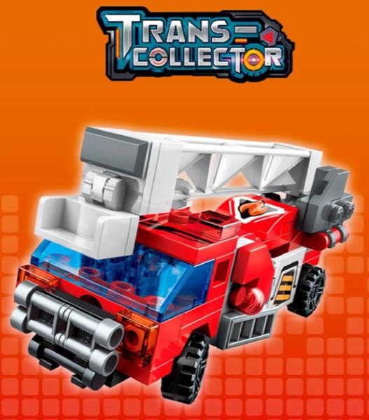 Imagem de Bloco de montar set trans collector bombeiros qman