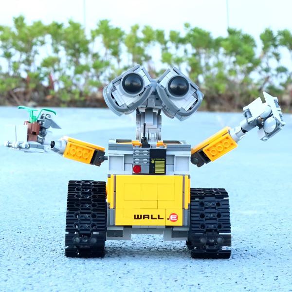 Imagem de Bloco De Montar Wall-e Educativo 687 Peças Miniatura Coleção