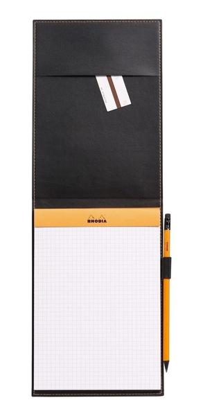 Imagem de Bloco De Notas Rhodia 15,5x22cm Laranja Couro 80g/m²