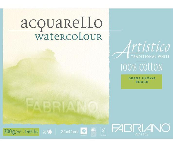 Imagem de Bloco De Papel Aquarela Acquarello Fabriano Gg 300g 31x41cm