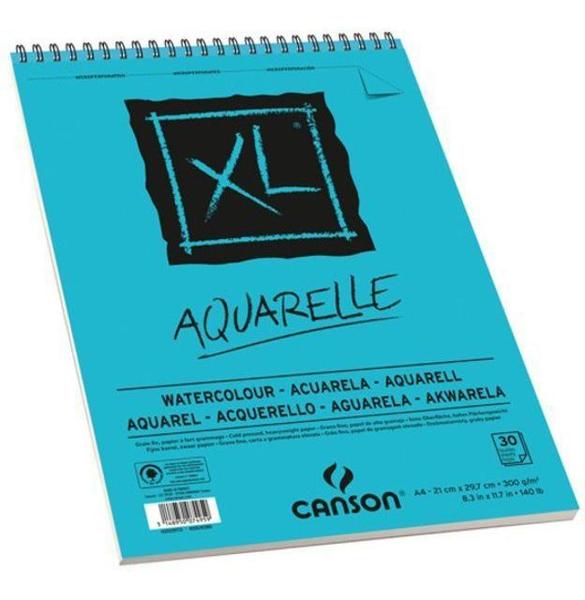 Imagem de Bloco De Papel Canson Xl Aquarelle 300g/m² A4