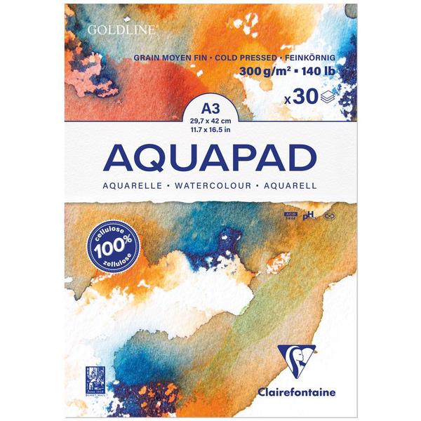 Imagem de Bloco de Papel Para Aquarela Aquapad A3 30fls 300g