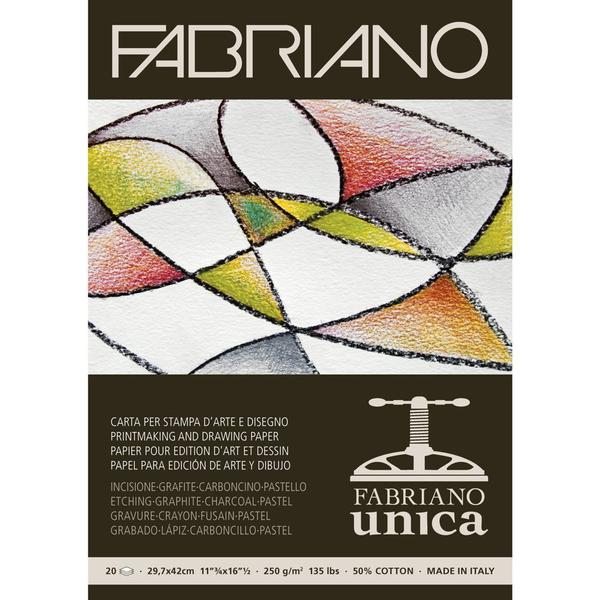 Imagem de Bloco de Papel Para Gravura Unica Fabriano 250g/m² 29,7x42cm