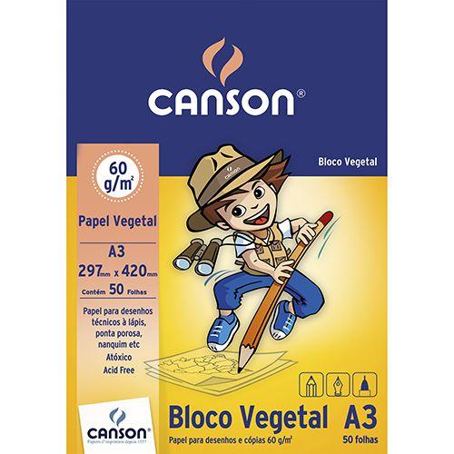 Imagem de Bloco de Papel Vegetal A3 Canson 60g