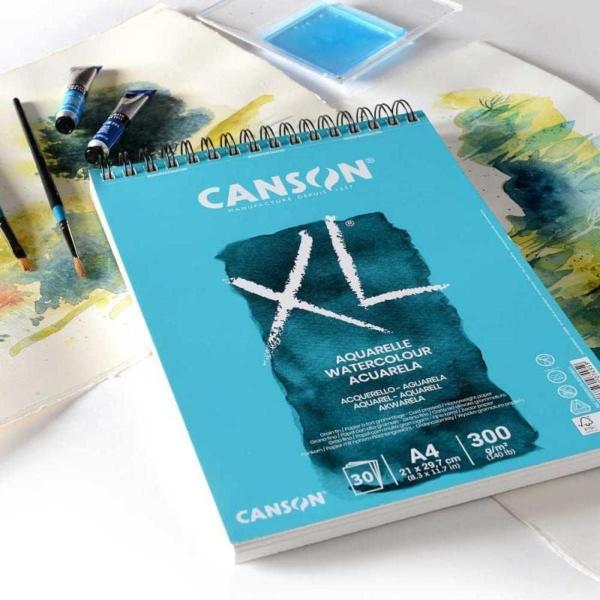 Imagem de Bloco de Papel Xl Aquarelle A3 Canson 300g 30 Folhas