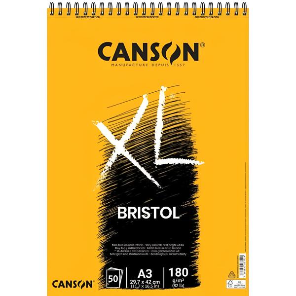 Imagem de Bloco de Papel Xl Bristol A3 Canson 180g 50 Folhas