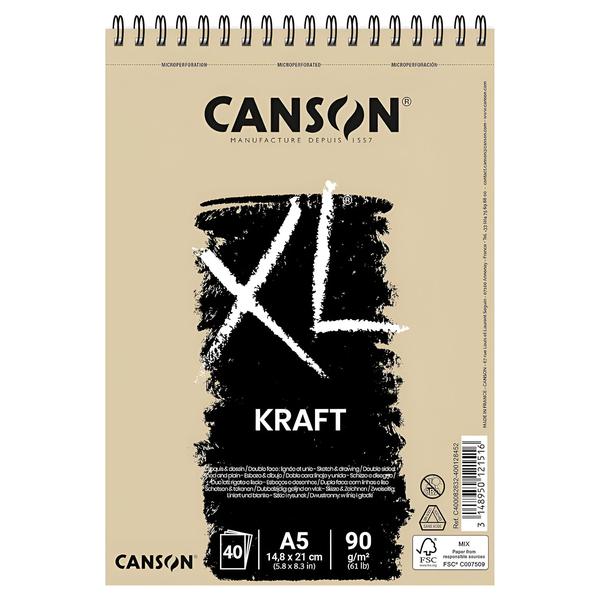 Imagem de Bloco de Papel Xl Kraft A5 Canson 150g 60 Folhas