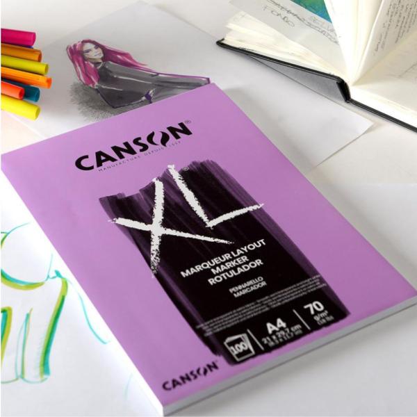 Imagem de Bloco de Papel Xl Marker A3 Canson 70g 100 Folhas