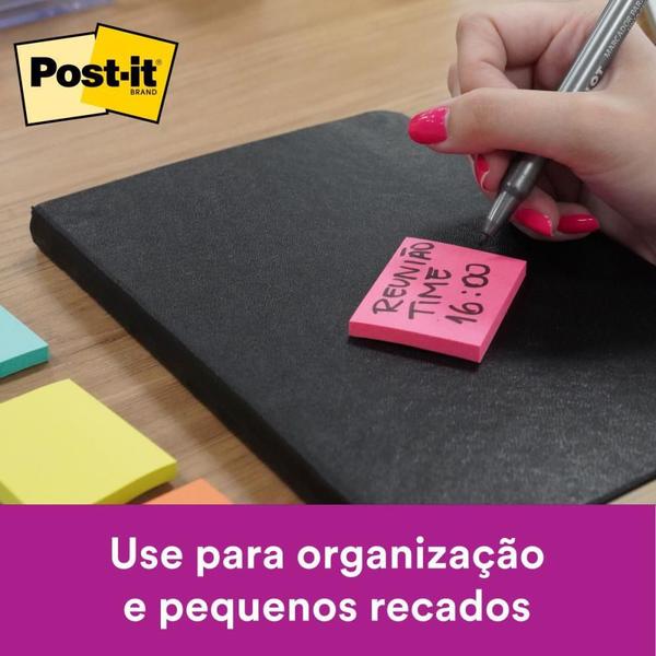 Imagem de Bloco de Recado POST-IT 653 Tropical 38X50MM - 50 Folhas - Pacote com 4