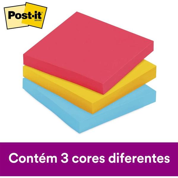 Imagem de Bloco de Recado POST-IT Colecao ANOS 1990 76X76MM