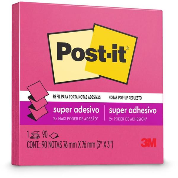 Imagem de Bloco de Recado POST-IT POP UP Refil R330 76X76 Rosa