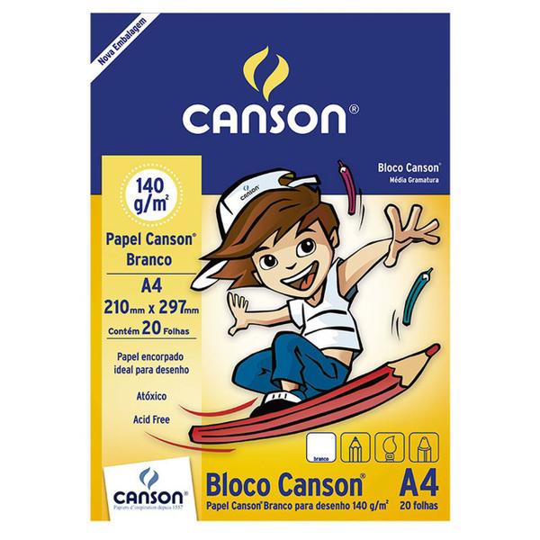 Imagem de Bloco Desenho Escolar 140g Canson