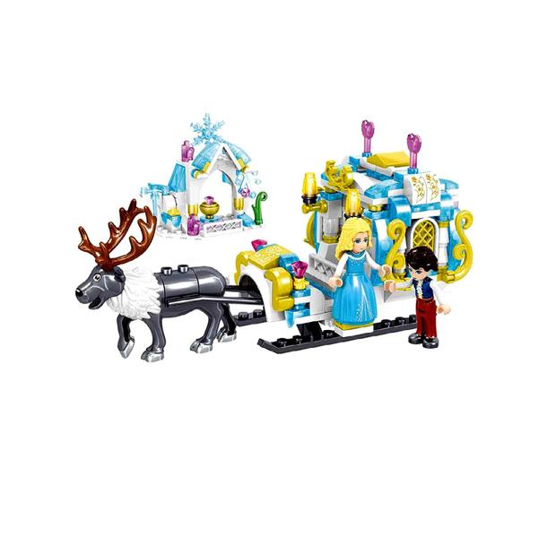 Bloco educacional Princess Carriage 273 peças - Lightbek Official Store Imagem de Bloco educacional Princess Carriage 273 peças