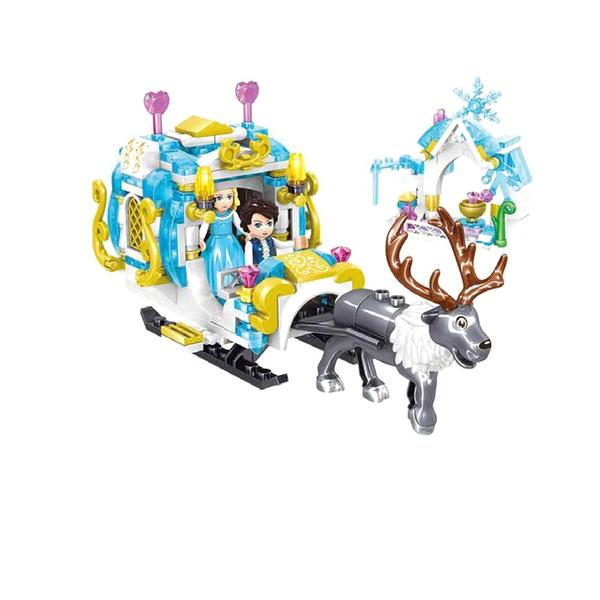 Bloco educacional Princess Carriage 273 peças - Lightbek Official Store Imagem de Bloco educacional Princess Carriage 273 peças