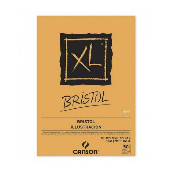 Imagem de Bloco Espiral Canson Xl Bristol 180G/M2 - A3: 29.7 X 42Cm