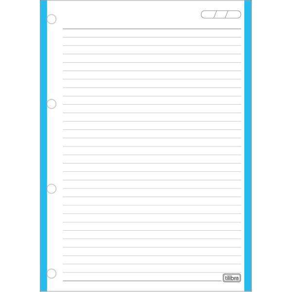 Imagem de Bloco Fichario Universitario Tilibra Tarjado Lumi 96 Fls
