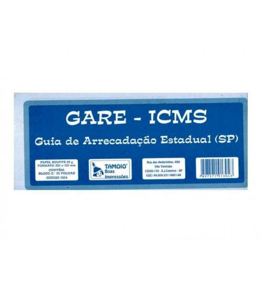 Imagem de Bloco guia de arrecadação estadual(sp) gare-icms - pacote com 4 blocos