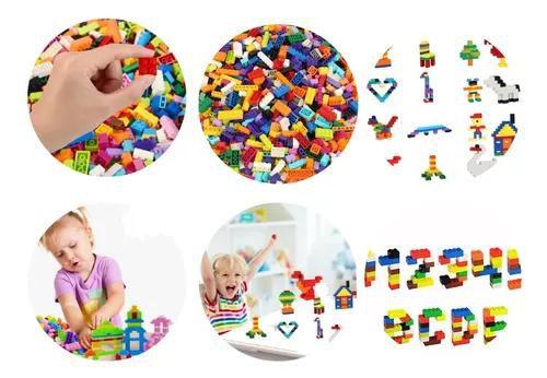Imagem de Bloco Montar 1000 Peças Educativo Brinquedo Encaixe Perfeito