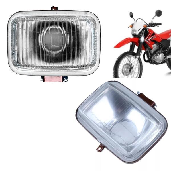 Imagem de Bloco Optico Farol para Moto Nxr 125/150 Bros Ks/es/esd Xr 250 Tornado