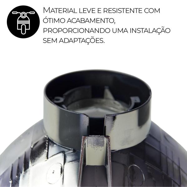 Imagem de Bloco Óptico Farol Sportive Compatível Com Titan 125 2000 A 04 Fan 125 2005 A 08 Fan 125 2009 A 13 Com Alta Durabilidade